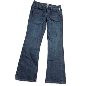 VTG X2 Denim Laboratory Jeans W31 Bootcut Womens 8L 8 Long Blue Y2K Premium Lab